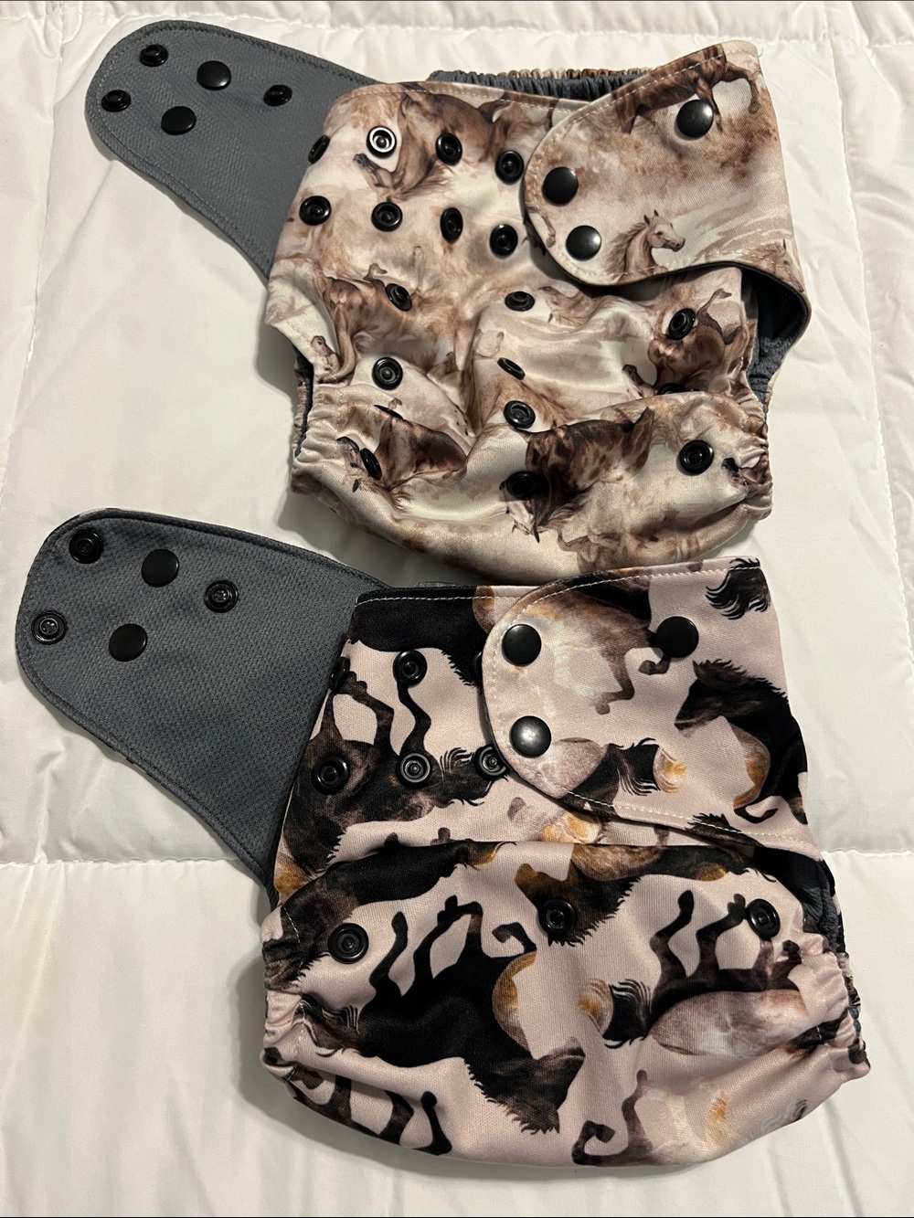 Stock Show Baby Cloth Diapers Aztec, Buffalo, Horse & Animal Prints One Size - Picture 9 of 10